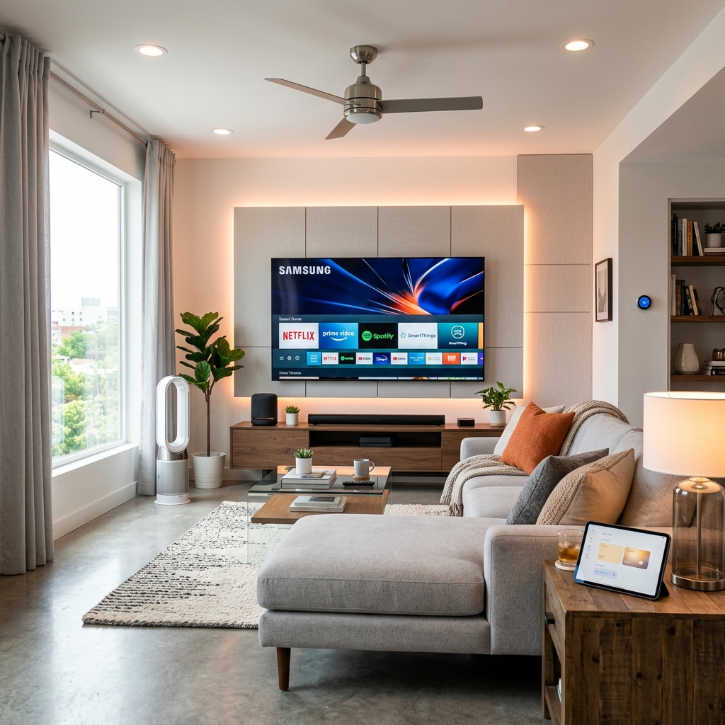 Cinematic smart living room